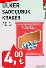 ÜLKER SADE ÇUBUK KRAKER 40 G